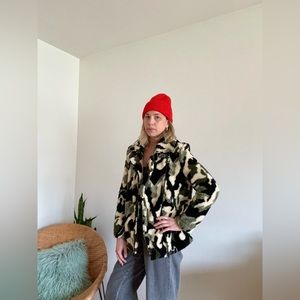 modern camouflage coat